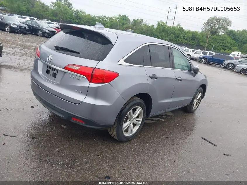 2013 Acura Rdx VIN: 5J8TB4H57DL005653 Lot: 42241967
