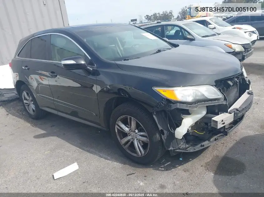 2013 Acura Rdx VIN: 5J8TB3H57DL005100 Lot: 42244938