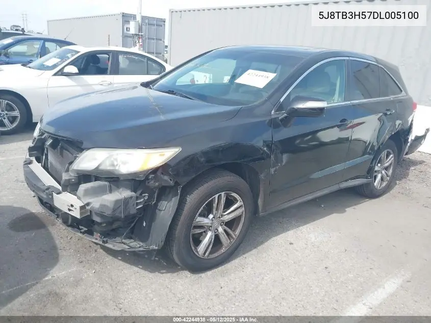 2013 Acura Rdx VIN: 5J8TB3H57DL005100 Lot: 42244938