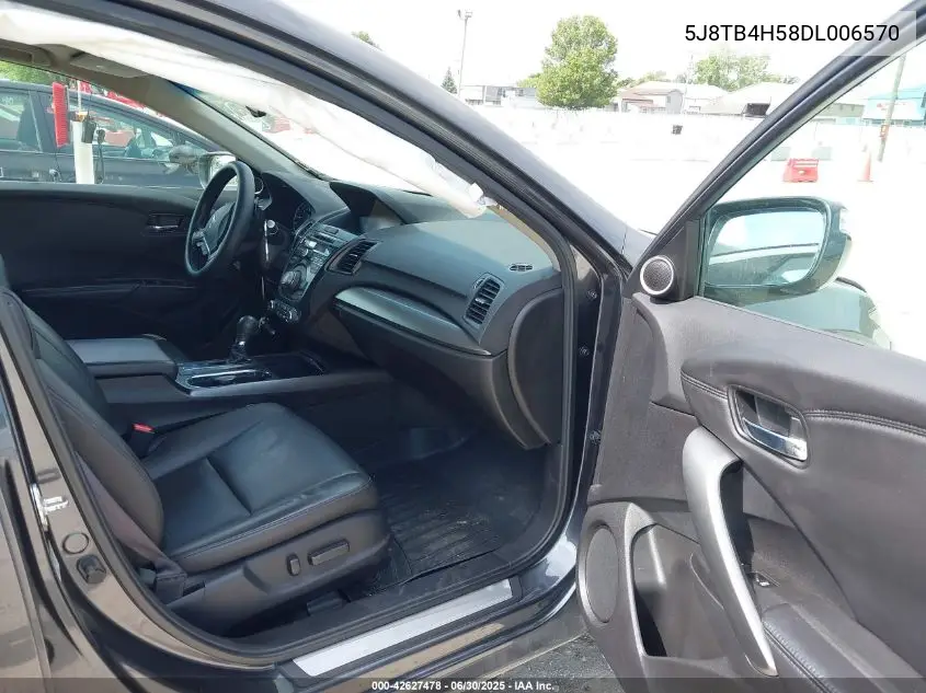 2013 Acura Rdx VIN: 5J8TB4H58DL006570 Lot: 42627478