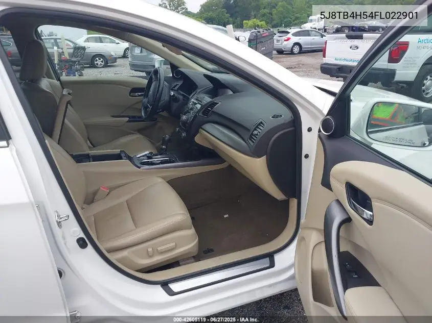 2015 Acura Rdx VIN: 5J8TB4H54FL022901 Lot: 42605119