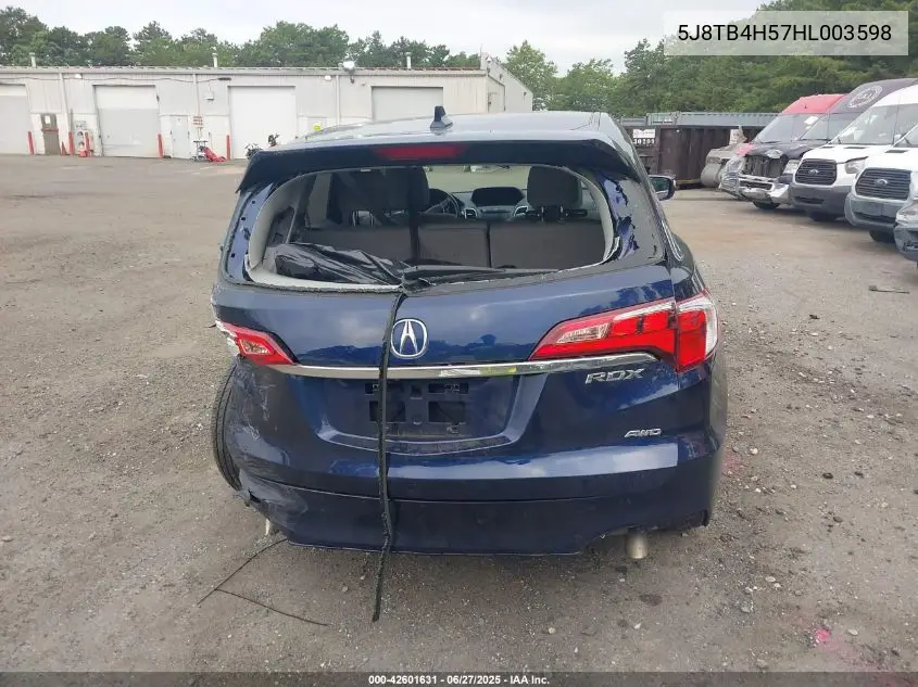 2017 Acura Rdx Technology Acurawatch Plus Packages/W/Technology Package VIN: 5J8TB4H57HL003598 Lot: 42601631