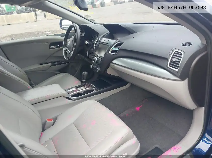 2017 Acura Rdx Technology Acurawatch Plus Packages/W/Technology Package VIN: 5J8TB4H57HL003598 Lot: 42601631