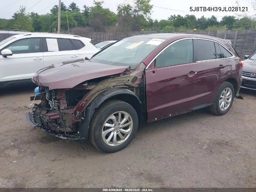 2018 Acura Rdx Acurawatch Plus Package VIN: 5J8TB4H39JL028121 Lot: 42562648
