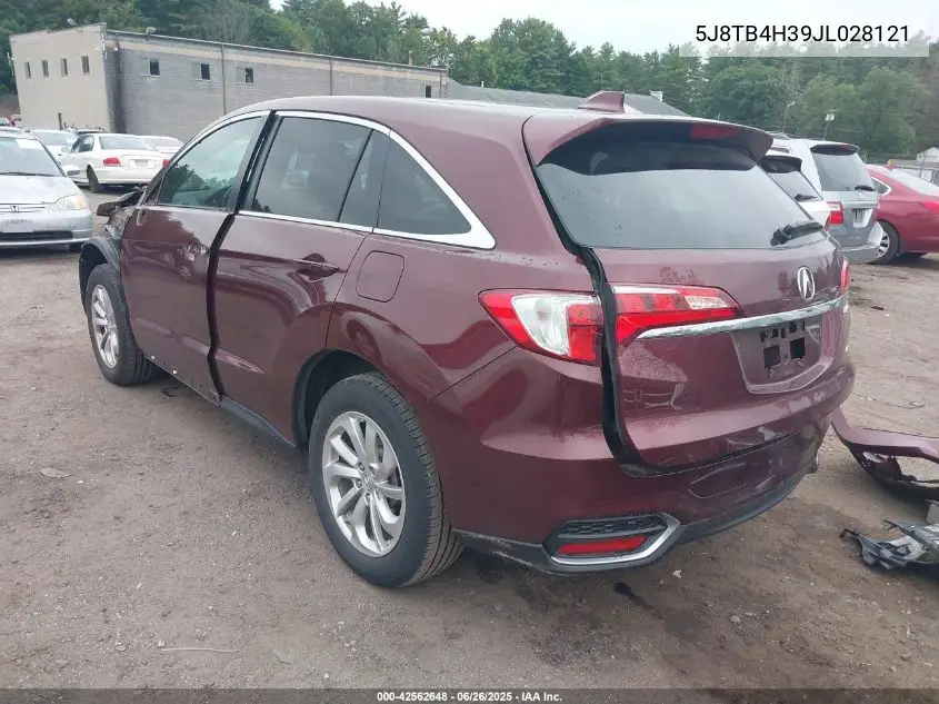 2018 Acura Rdx Acurawatch Plus Package VIN: 5J8TB4H39JL028121 Lot: 42562648