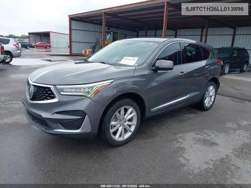 2020 Acura Rdx VIN: 5J8TC1H36LL013896 Lot: 42211316