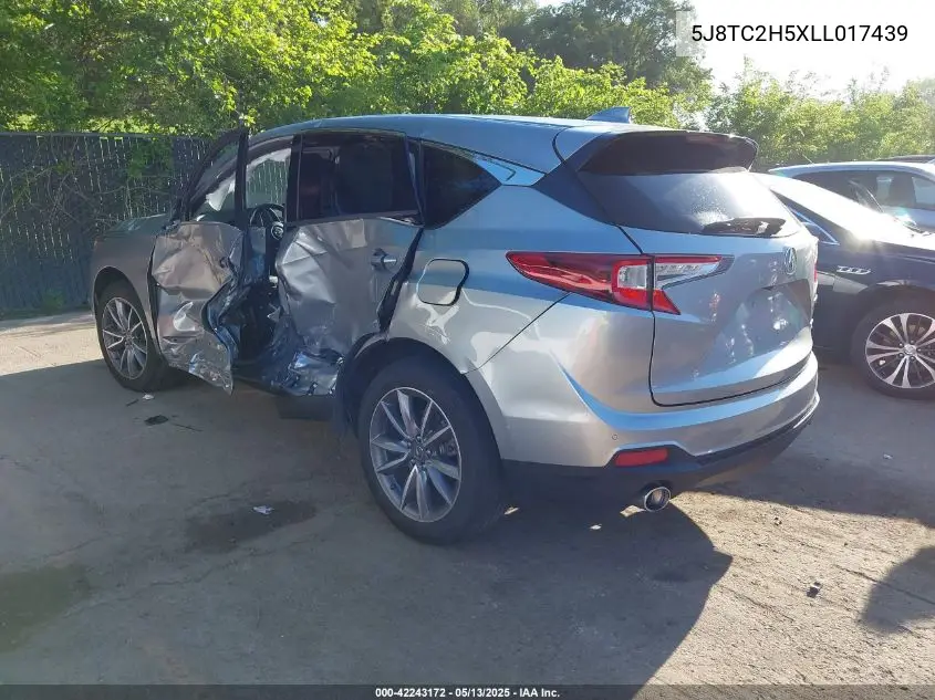 2020 Acura Rdx Technology Package VIN: 5J8TC2H5XLL017439 Lot: 42243172