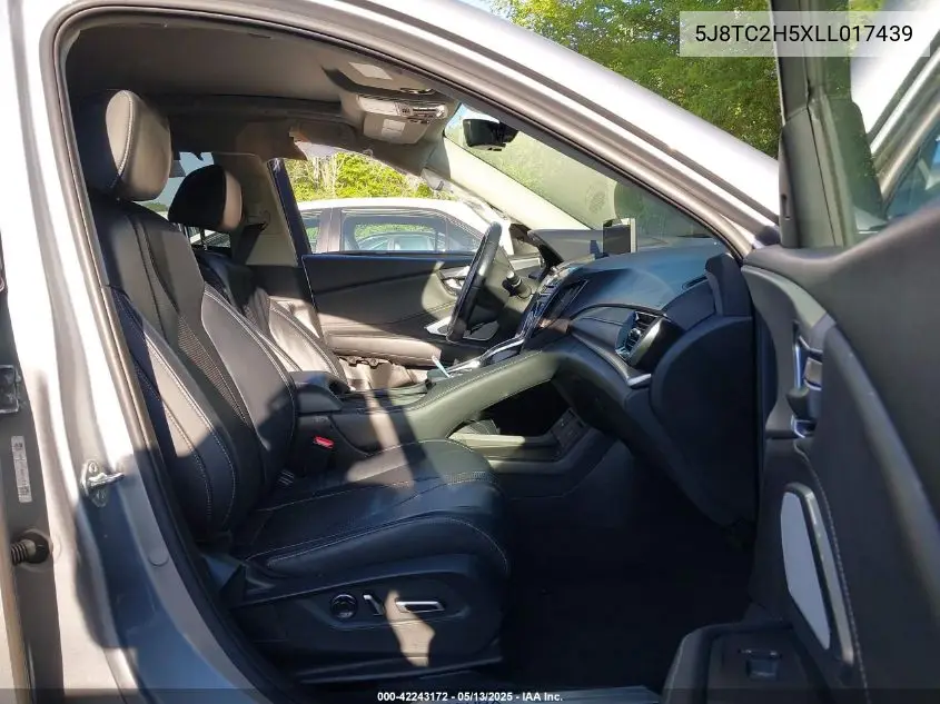 2020 Acura Rdx Technology Package VIN: 5J8TC2H5XLL017439 Lot: 42243172