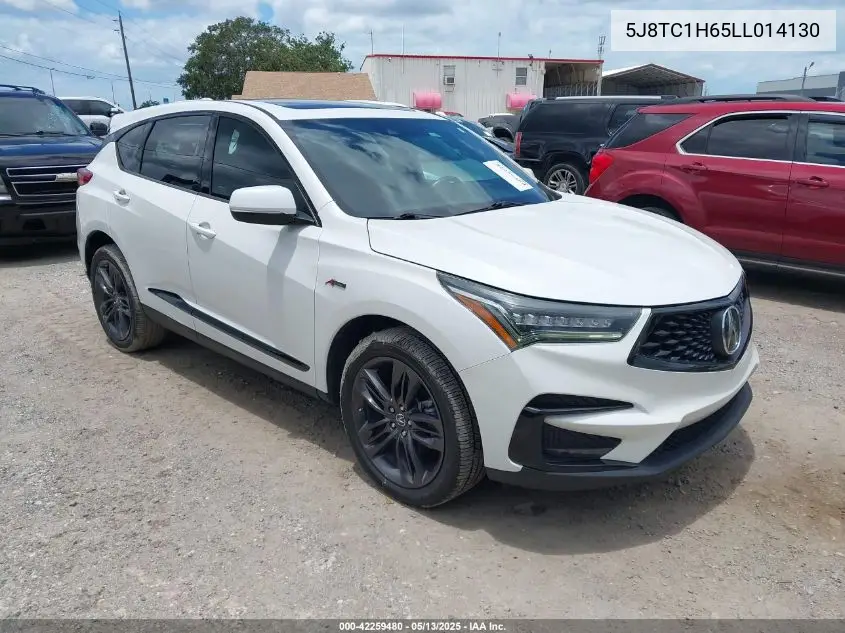 2020 Acura Rdx A-Spec Package VIN: 5J8TC1H65LL014130 Lot: 42259480