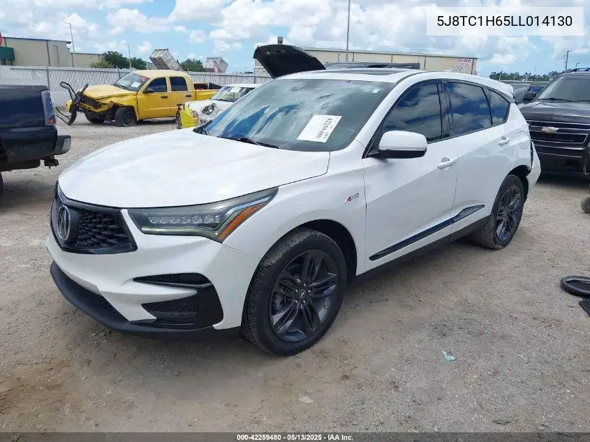 2020 Acura Rdx A-Spec Package VIN: 5J8TC1H65LL014130 Lot: 42259480
