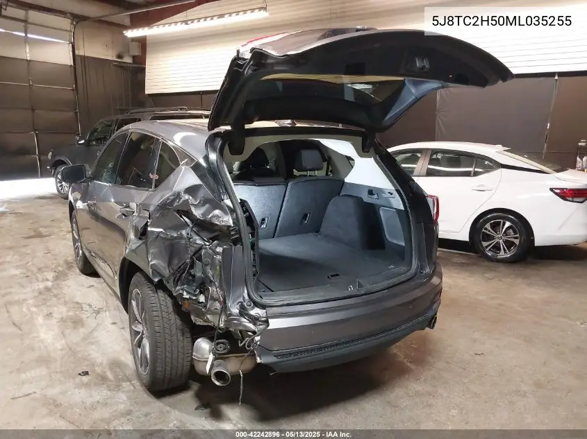 2021 Acura Rdx Technology Package VIN: 5J8TC2H50ML035255 Lot: 42242896