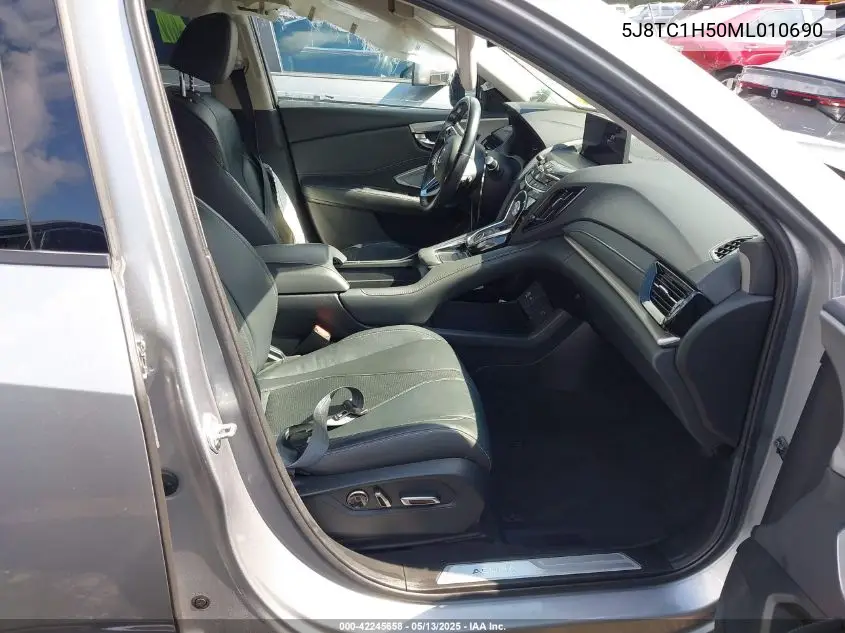 2021 Acura Rdx Technology Package VIN: 5J8TC1H50ML010690 Lot: 42245658