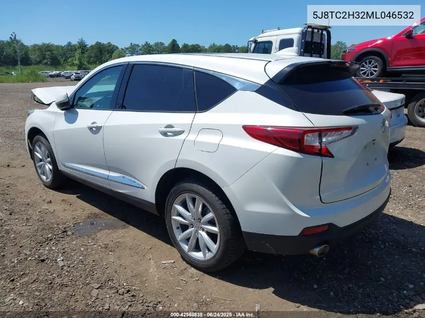 2021 Acura Rdx Standard VIN: 5J8TC2H32ML046532 Lot: 42568838