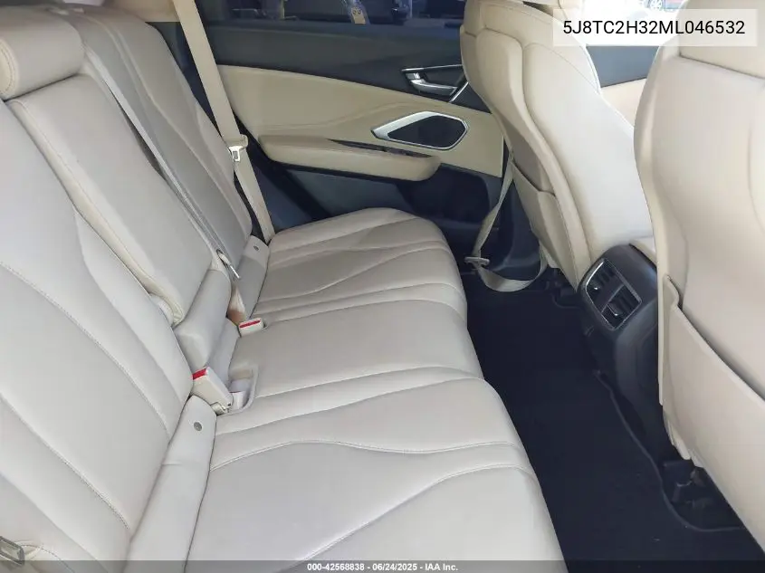 2021 Acura Rdx Standard VIN: 5J8TC2H32ML046532 Lot: 42568838