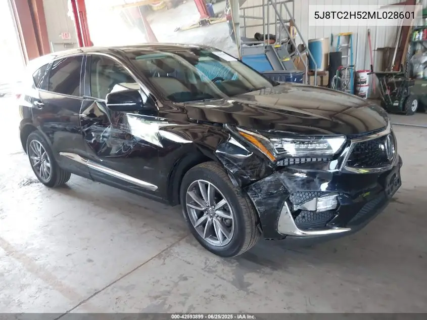 2021 Acura Rdx Technology Package VIN: 5J8TC2H52ML028601 Lot: 42593899