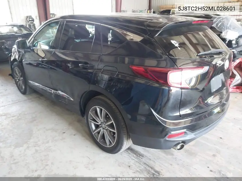 2021 Acura Rdx Technology Package VIN: 5J8TC2H52ML028601 Lot: 42593899