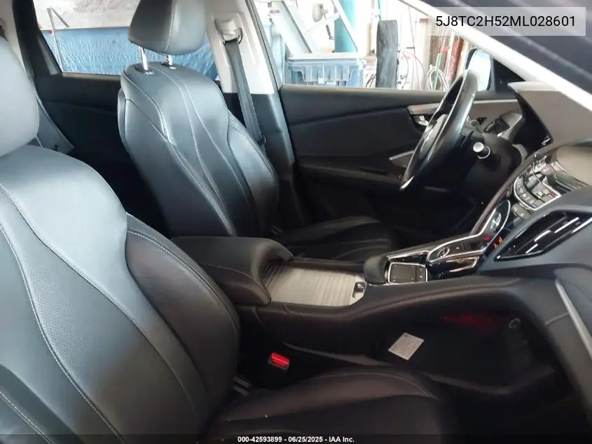 2021 Acura Rdx Technology Package VIN: 5J8TC2H52ML028601 Lot: 42593899