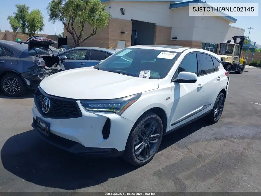 2022 Acura Rdx A-Spec Package VIN: 5J8TC1H69NL002145 Lot: 42562275