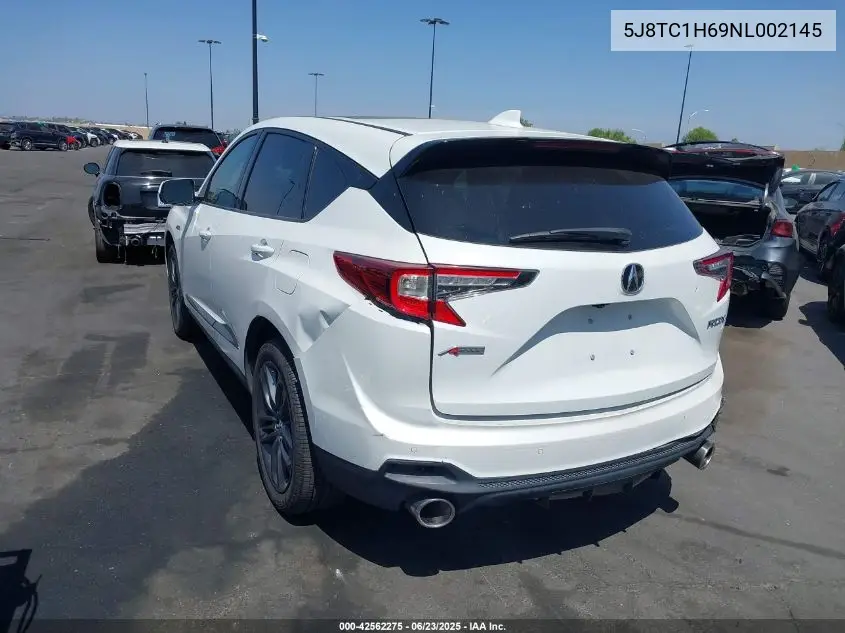 2022 Acura Rdx A-Spec Package VIN: 5J8TC1H69NL002145 Lot: 42562275