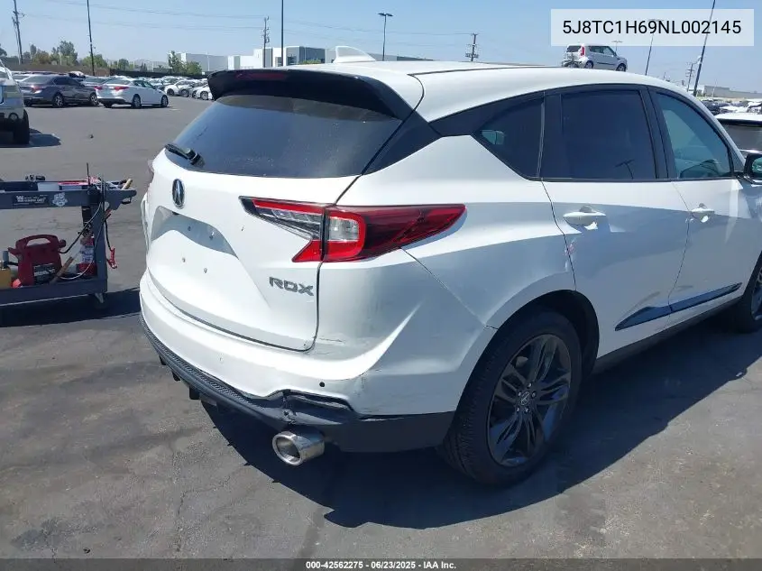 2022 Acura Rdx A-Spec Package VIN: 5J8TC1H69NL002145 Lot: 42562275
