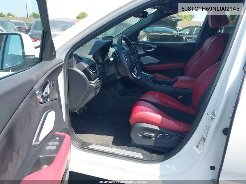 2022 Acura Rdx A-Spec Package VIN: 5J8TC1H69NL002145 Lot: 42562275