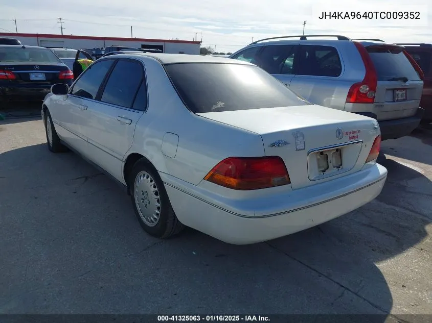 1996 Acura 3.5Rl VIN: JH4KA9640TC009352 Lot: 41325063