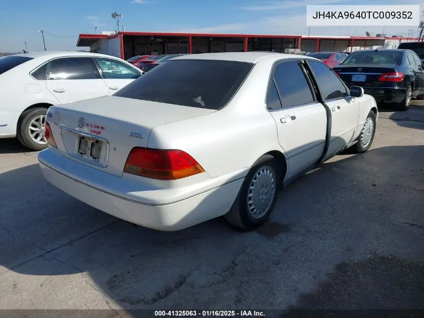 1996 Acura 3.5Rl VIN: JH4KA9640TC009352 Lot: 41325063