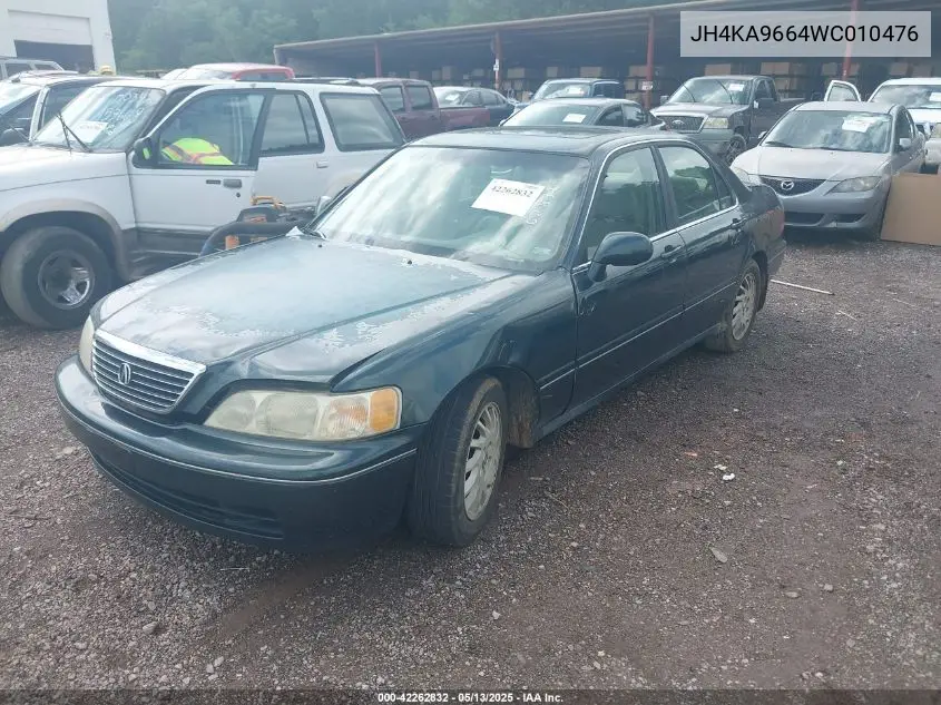 1998 Acura Rl 3.5 VIN: JH4KA9664WC010476 Lot: 42262832