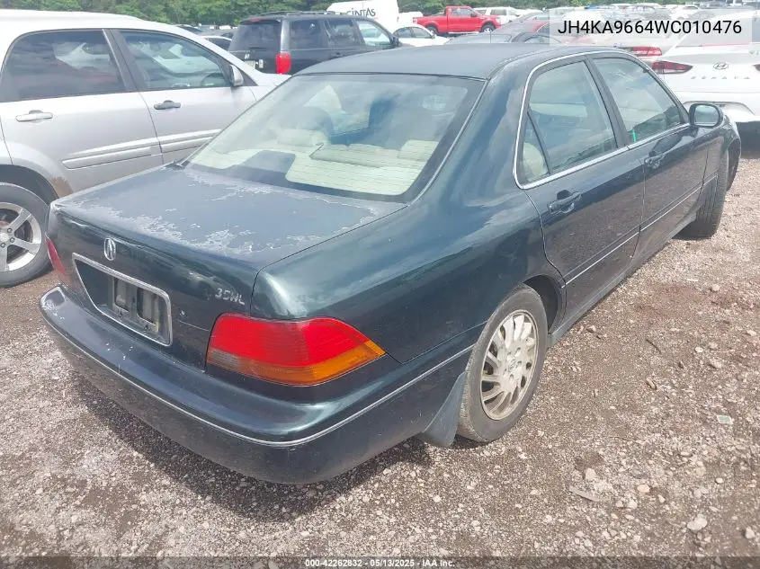 1998 Acura Rl 3.5 VIN: JH4KA9664WC010476 Lot: 42262832
