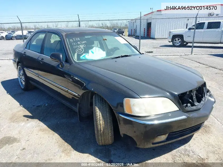 2000 Acura Rl 3.5 VIN: JH4KA9652YC014570 Lot: 41832685