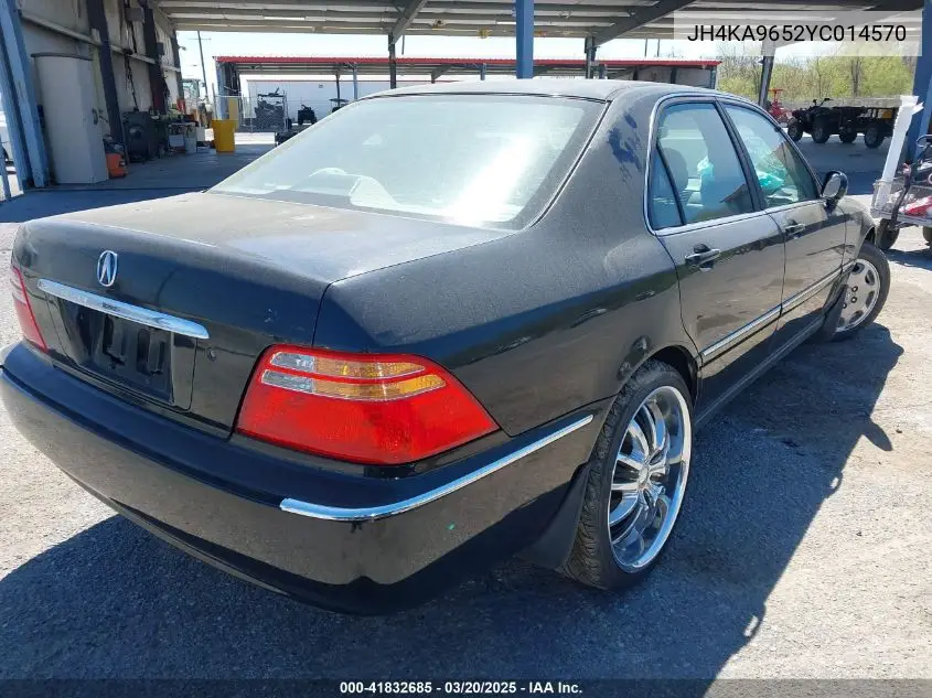 2000 Acura Rl 3.5 VIN: JH4KA9652YC014570 Lot: 41832685
