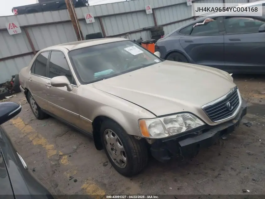 2000 Acura Rl 3.5 VIN: JH4KA9654YC004168 Lot: 42091327