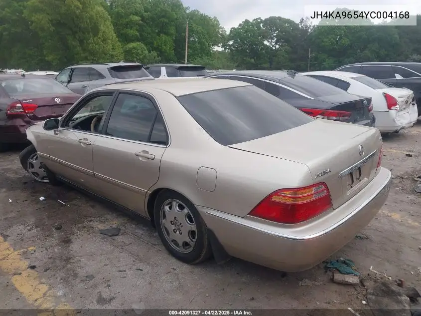 2000 Acura Rl 3.5 VIN: JH4KA9654YC004168 Lot: 42091327
