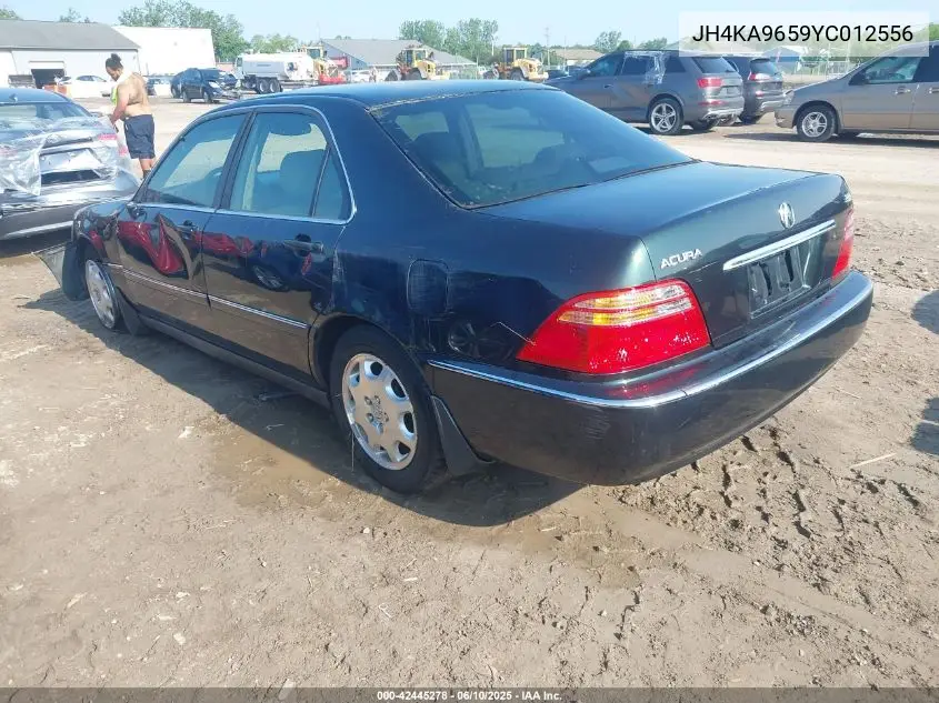 2000 Acura Rl 3.5 VIN: JH4KA9659YC012556 Lot: 42445278