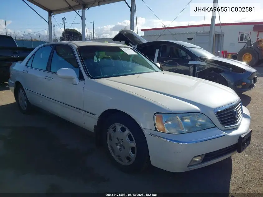 2001 Acura Rl 3.5 VIN: JH4KA96551C002581 Lot: 42174498