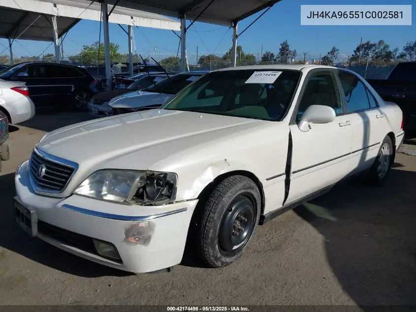 2001 Acura Rl 3.5 VIN: JH4KA96551C002581 Lot: 42174498