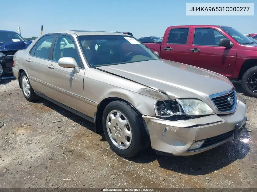2001 Acura Rl 3.5 VIN: JH4KA96531C000277 Lot: 42569539