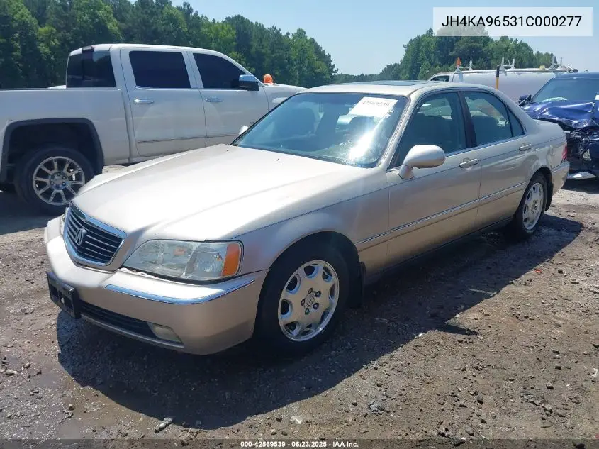 2001 Acura Rl 3.5 VIN: JH4KA96531C000277 Lot: 42569539