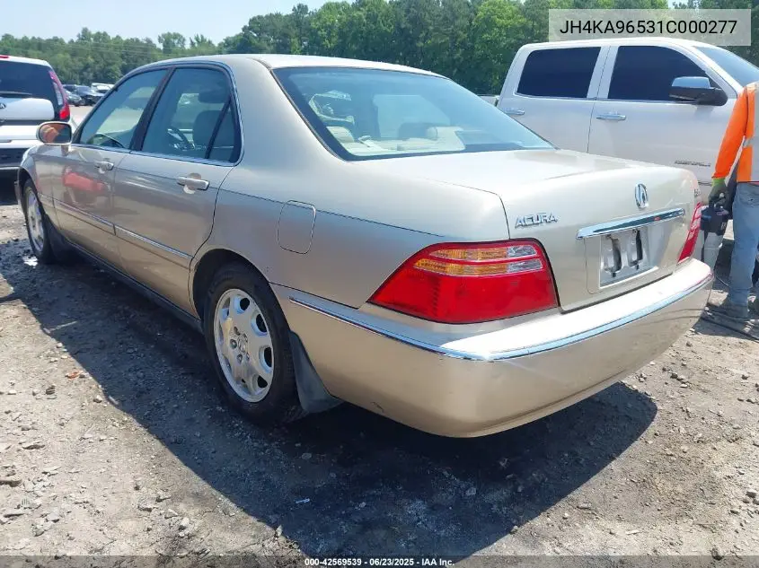 2001 Acura Rl 3.5 VIN: JH4KA96531C000277 Lot: 42569539