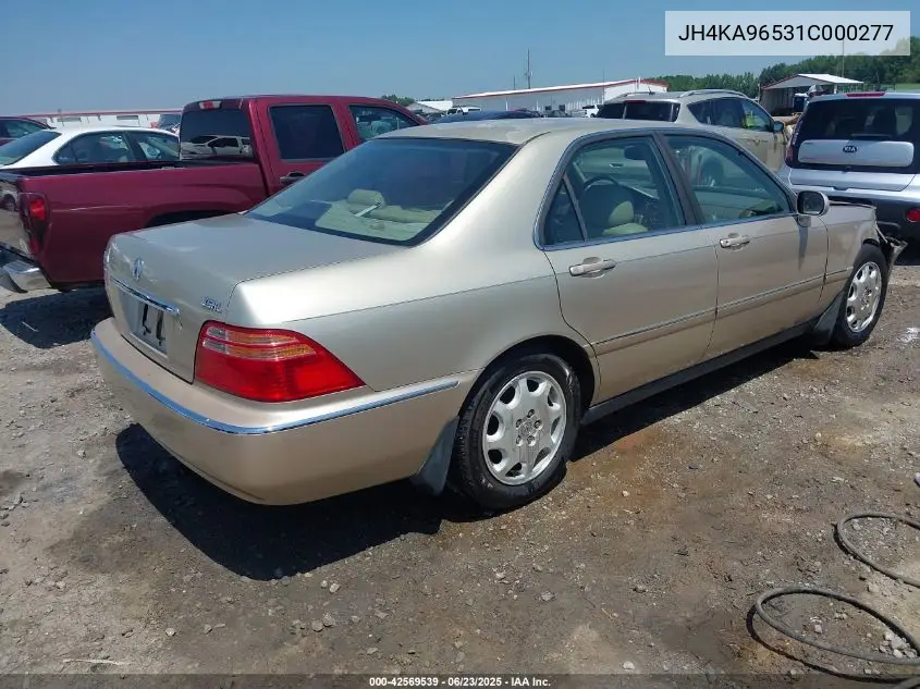 2001 Acura Rl 3.5 VIN: JH4KA96531C000277 Lot: 42569539