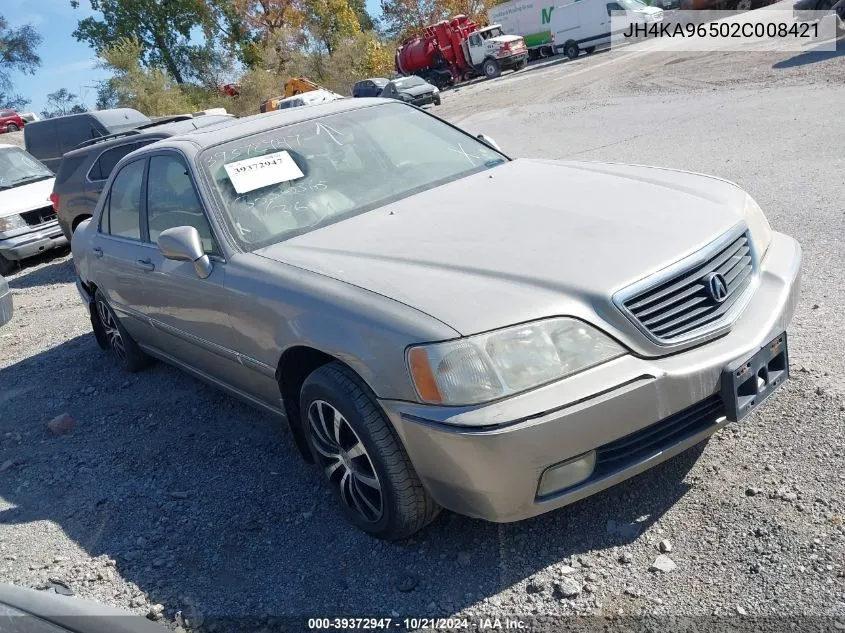 2002 Acura Rl 3.5 VIN: JH4KA96502C008421 Lot: 39372947