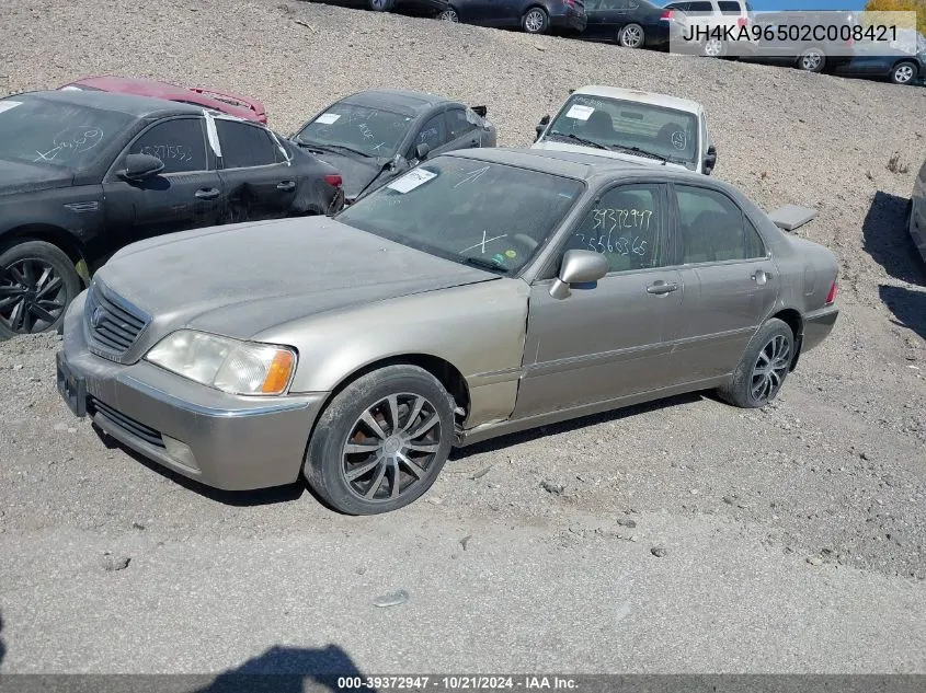 2002 Acura Rl 3.5 VIN: JH4KA96502C008421 Lot: 39372947