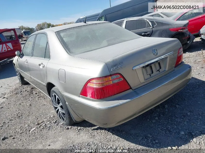 2002 Acura Rl 3.5 VIN: JH4KA96502C008421 Lot: 39372947