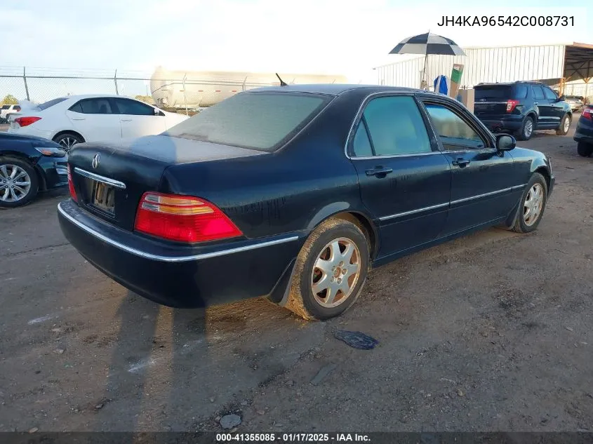 2002 Acura Rl 3.5 VIN: JH4KA96542C008731 Lot: 41355085