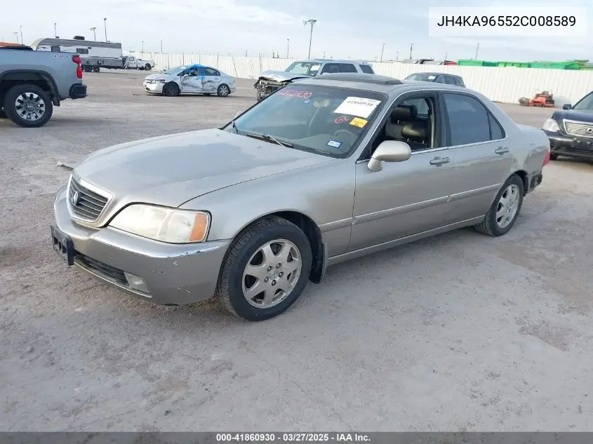 2002 Acura Rl 3.5 VIN: JH4KA96552C008589 Lot: 41860930