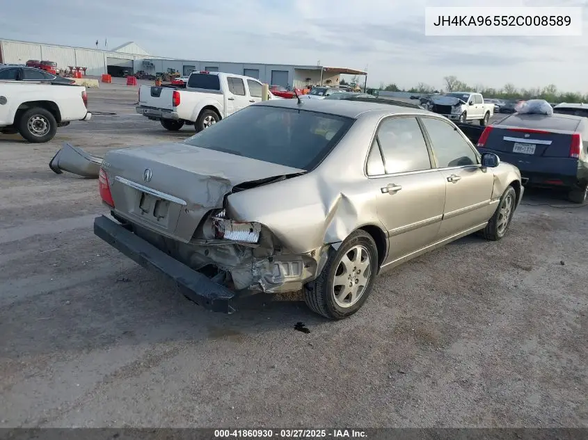 2002 Acura Rl 3.5 VIN: JH4KA96552C008589 Lot: 41860930