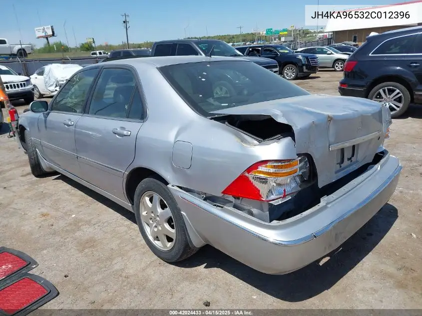 2002 Acura Rl 3.5 VIN: JH4KA96532C012396 Lot: 42024433
