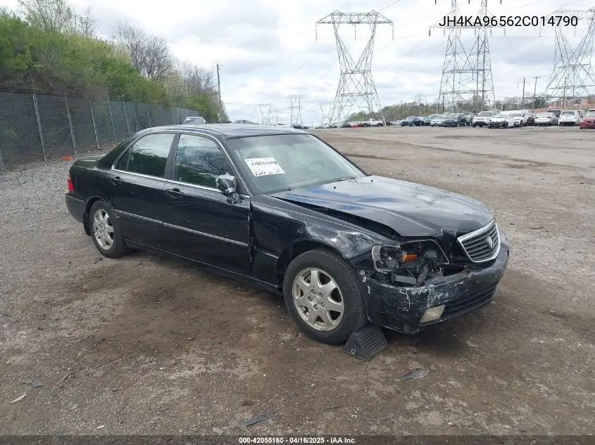 2002 Acura Rl 3.5 VIN: JH4KA96562C014790 Lot: 42055160