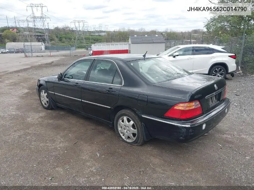 2002 Acura Rl 3.5 VIN: JH4KA96562C014790 Lot: 42055160