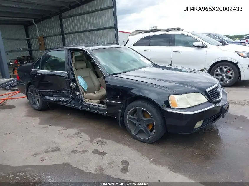 2002 Acura Rl 3.5 VIN: JH4KA965X2C002433 Lot: 42439321